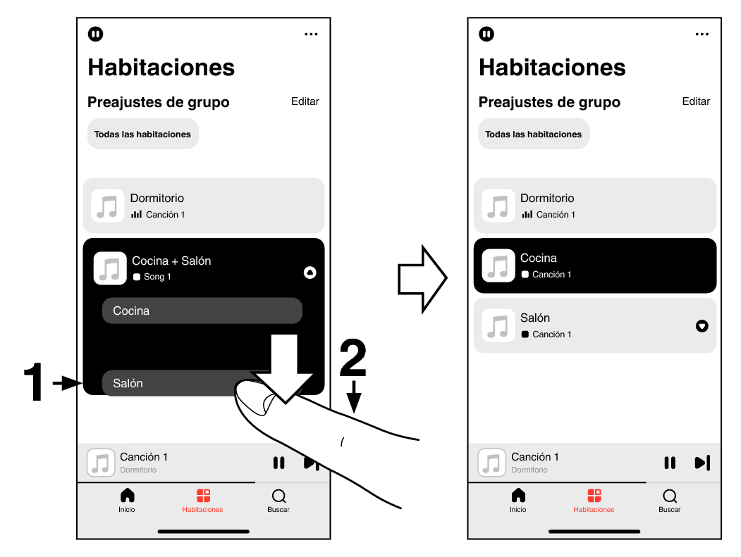 App Ungrouping Room